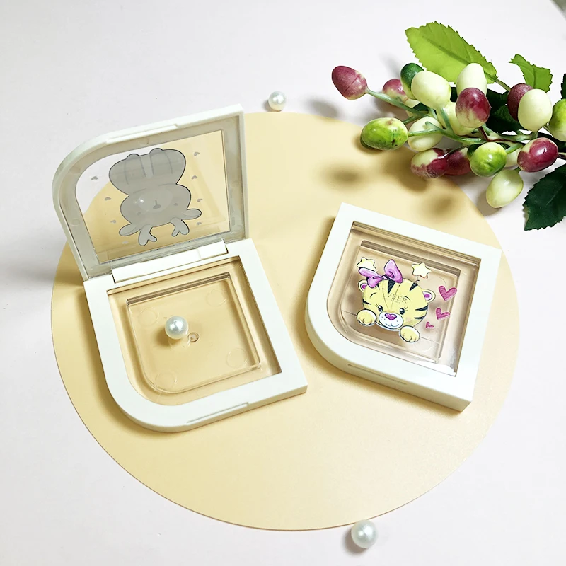 New baked blusher case empty powder component powder makeup compact