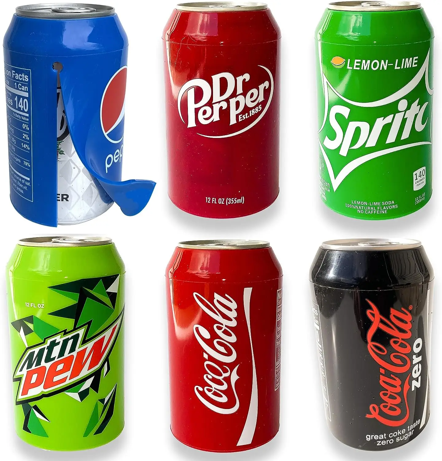 Factory custom Hide Your Beverage Cola Beer Can Covers Silicone Can Shape Cooler Sleeve Cover with 500ml 355ml