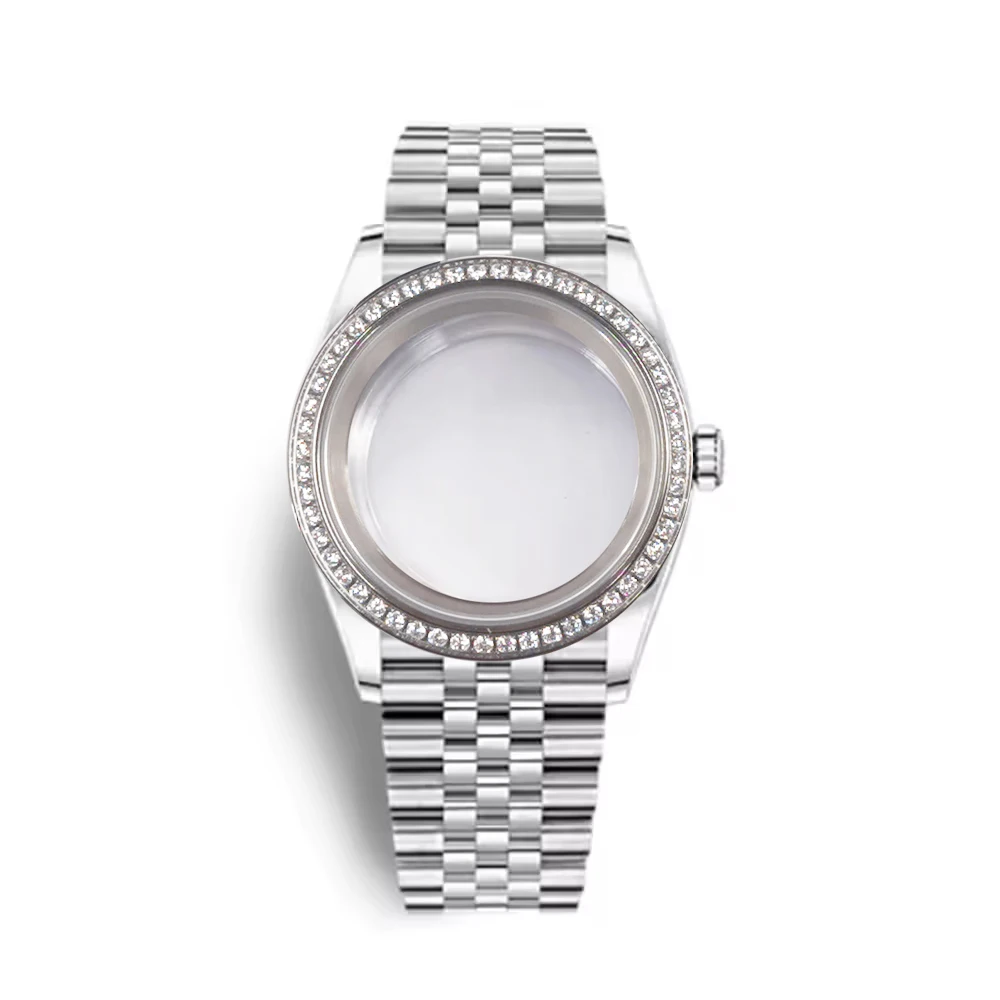 Wristwatch Tools & Parts 36mm fit ETA 2836 2824 Miyota 82 Series NH35 NH35A NH36 Watch Case Stainless Steel Strap