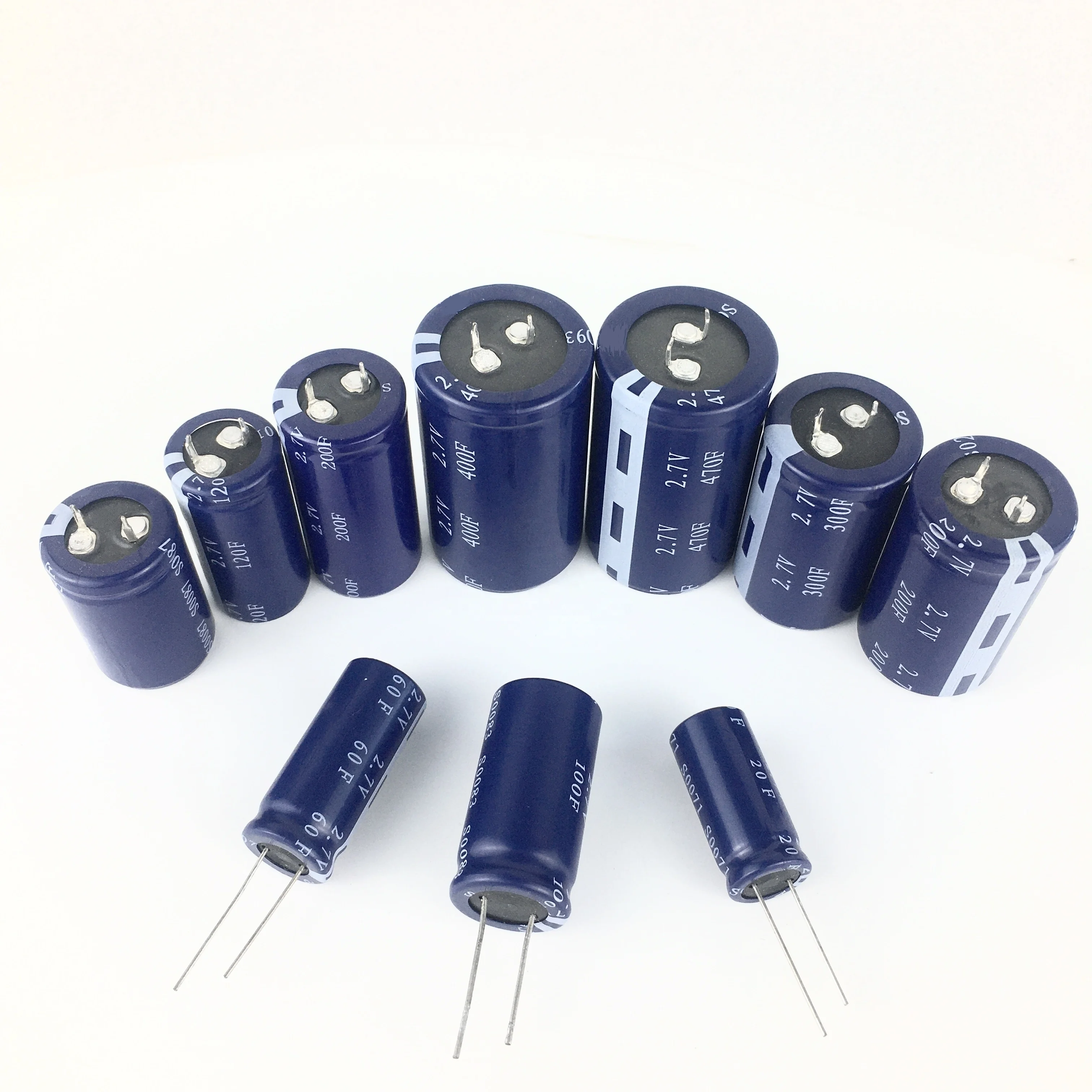 Оригинальный 2.7v40f двухслойная фарадный конденсатор с алюминиевой крышкой 1000fsupercapacitor для графеновой батареи Суперконденсатор