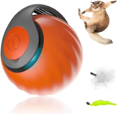 360 ° собака кошка умный электрический прыгающий шарик с USB зарядкой автоматический интерактивный мяч в помещении игрушка со светодиодной подсветкой игрушки для домашних животных
