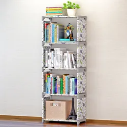 modern Floor Standing Book Storage Rack, corner metal kids bookcase bookshelf