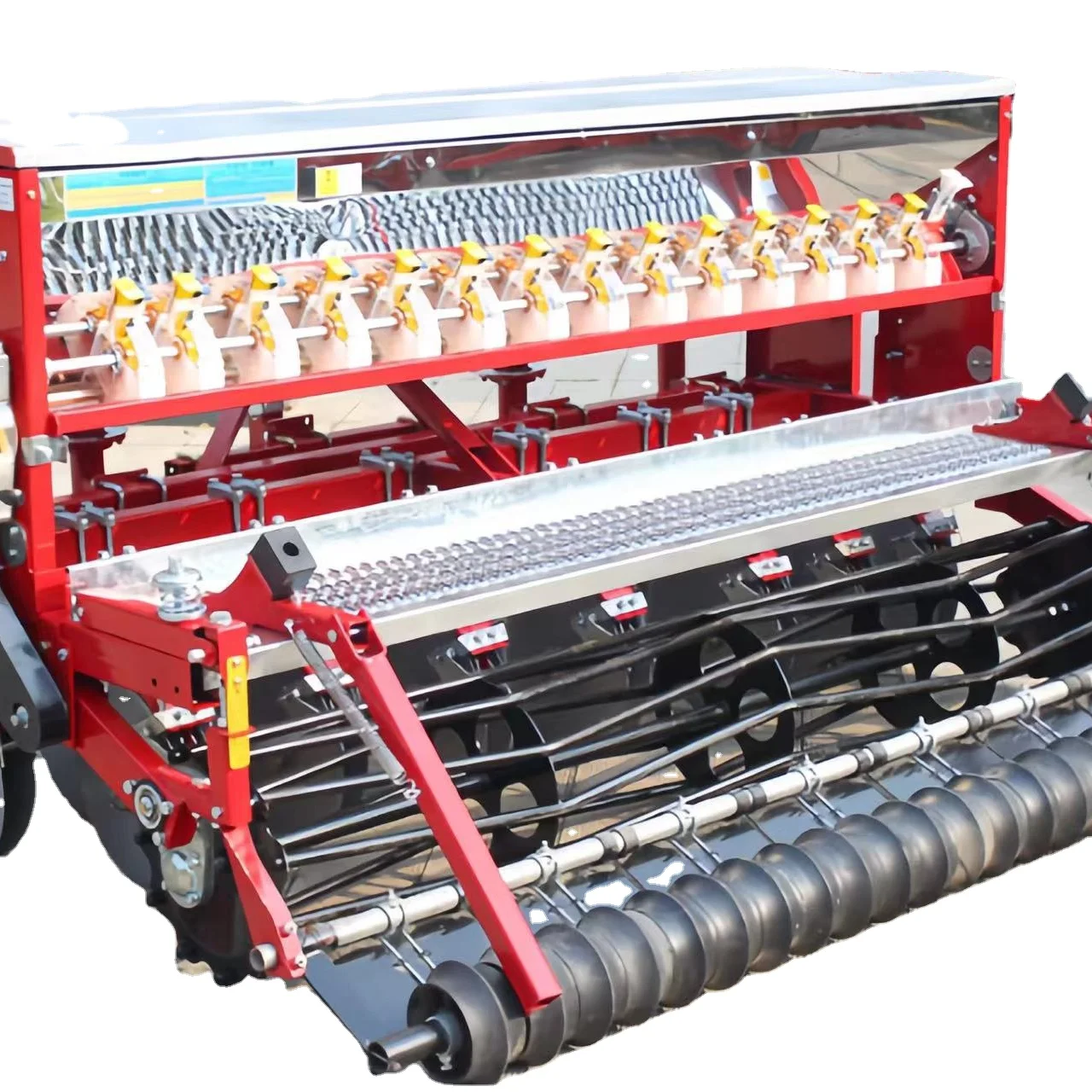 Tractor Mounted Wheat Planter Roller Cage Planter Mechanical Wheat Planter agricultural seeder
