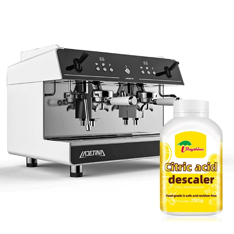 Rayshien Citric acid descaling agent water bottle cleaner limescale cleaner coffee machine cleaner powder 280g