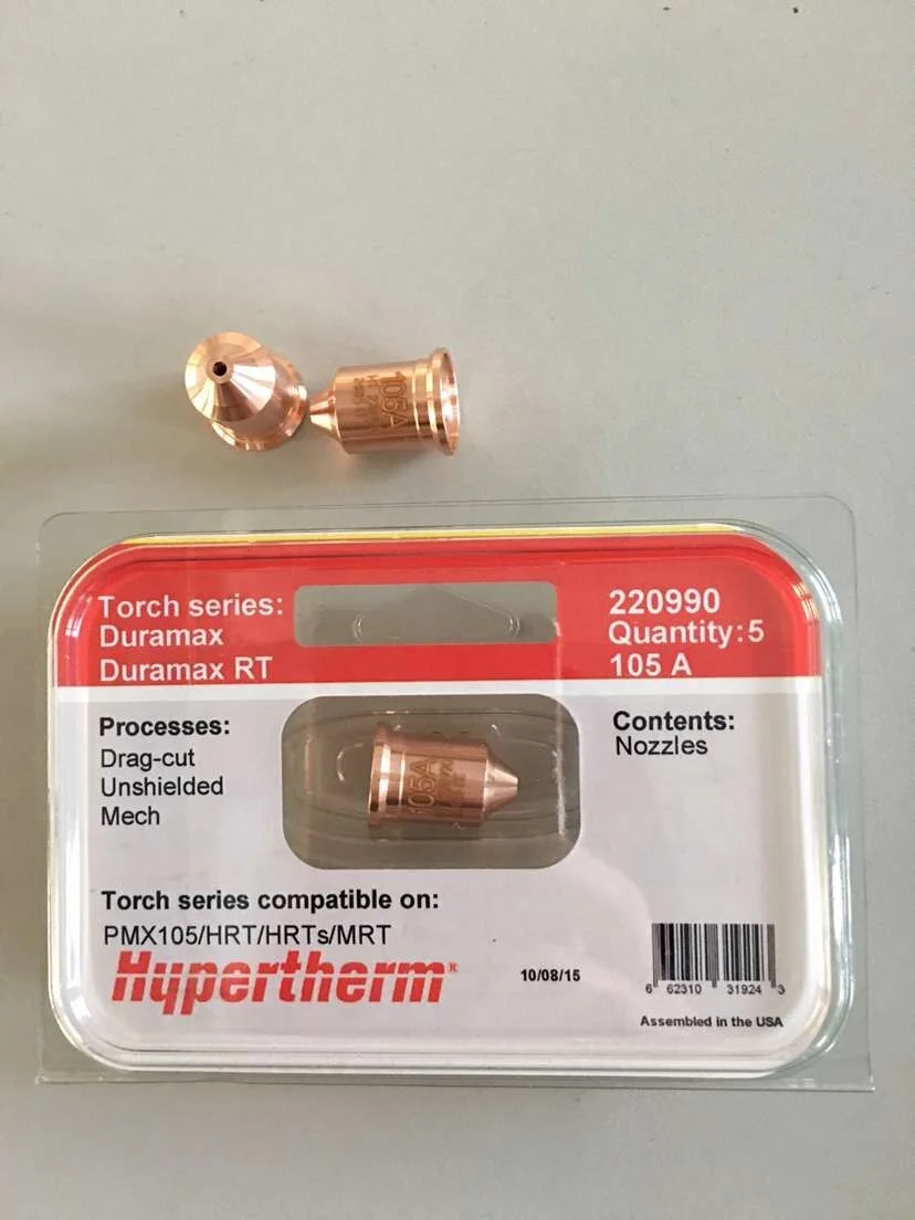 Hypertherm Consumables Plasma Nozzle 220990 For Plasma Cutting Torch