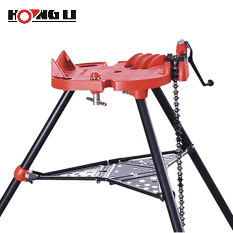 460 Aluminum Pipe Tri-stand Chain Vise 1/8inch to 6inch Pipe Holding Stand