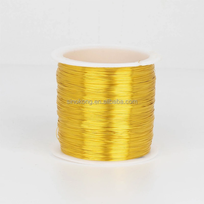 Wholesale copper metal beading wire long lasting plated for wrapping teist DIY craft jewelry making wire