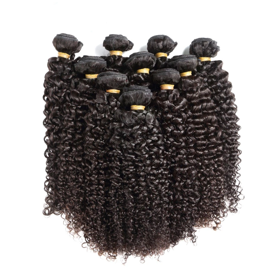 
Unprocessed Remy Hair Bundles Raw Virgin Cuticle Aligned Human Curly Hair Extensions Malaysian Hair Weaving 