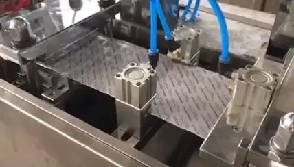 
DPP-150C Automatic Blister Packing Machine for Honey Butter Jam Chocolate Olive Oil Cheese 