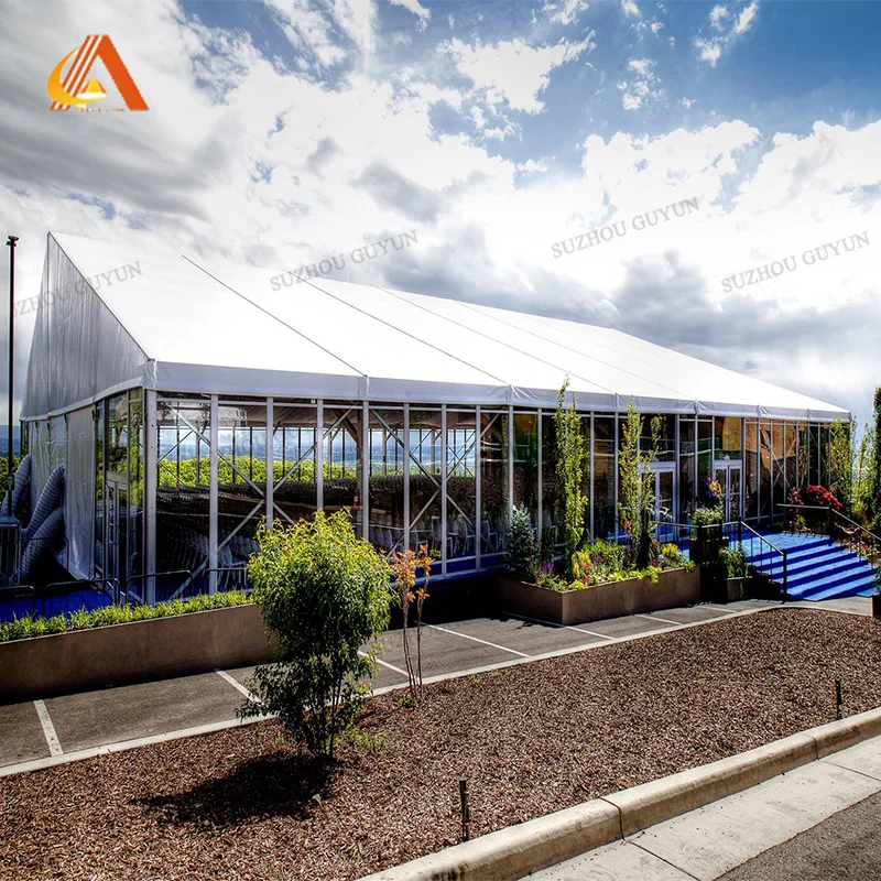 High Quality Party Tent for Outdoor 20x40 Large White Transparent PVC Wedding Marquee for Event Wind-proof 18x50