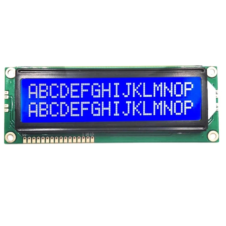 15 лет Заводская и заводская цена lcd 1602 синий 16x2 большой размер персонажа lcm ЖК-дисплей модуль