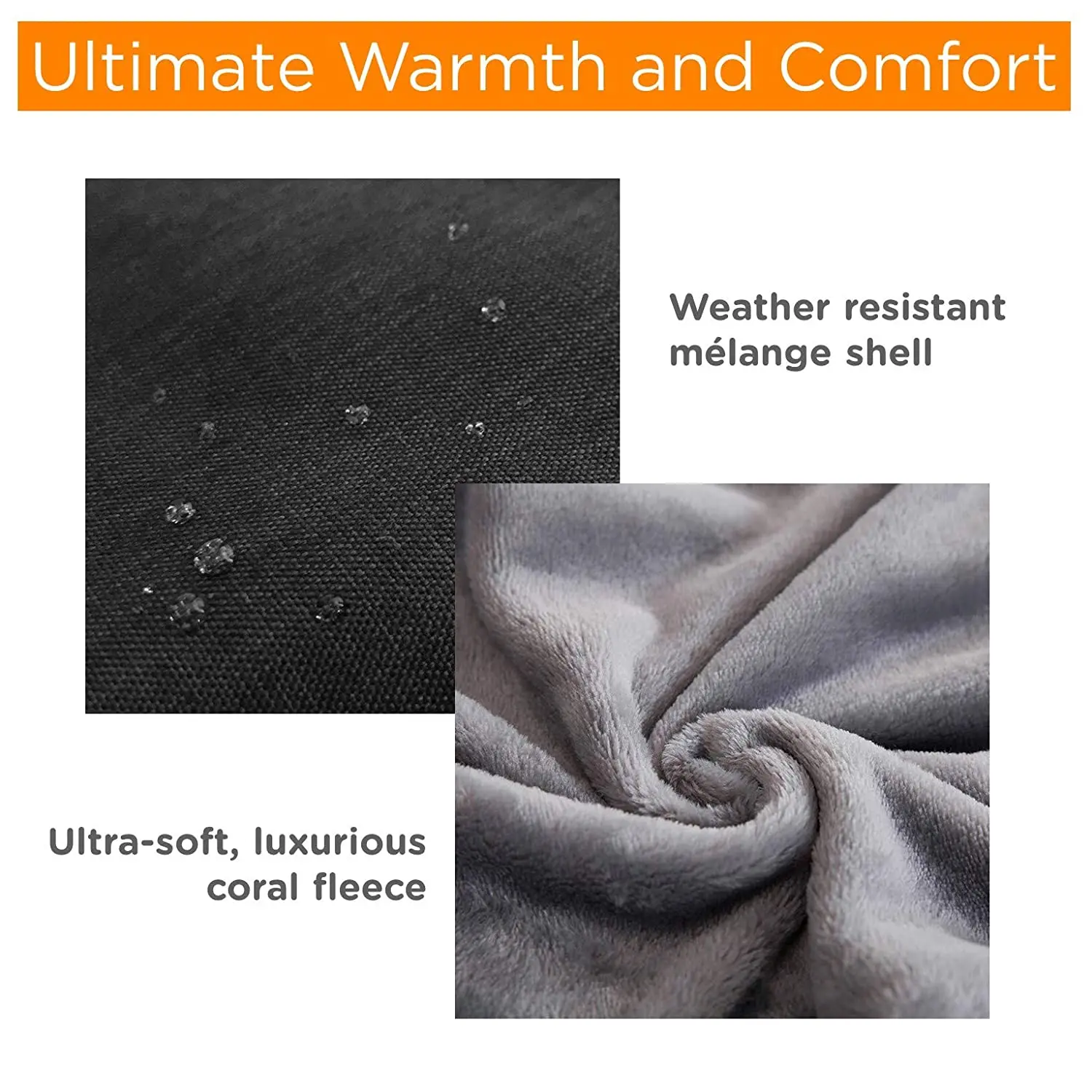 Zipper Closure Style Push Chair Handmuff, Windproof Pram Hand Warmer, Snowproof Stroller Handle hand Muff Baby Stroller Gloves