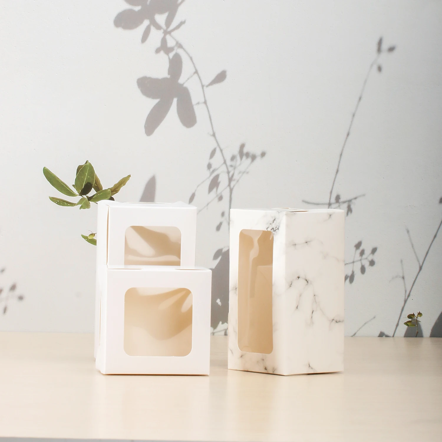 Food Box Turn Table Paper Tray Fast  Design Small Food Gift Box Custom Food Takeaway Boxes