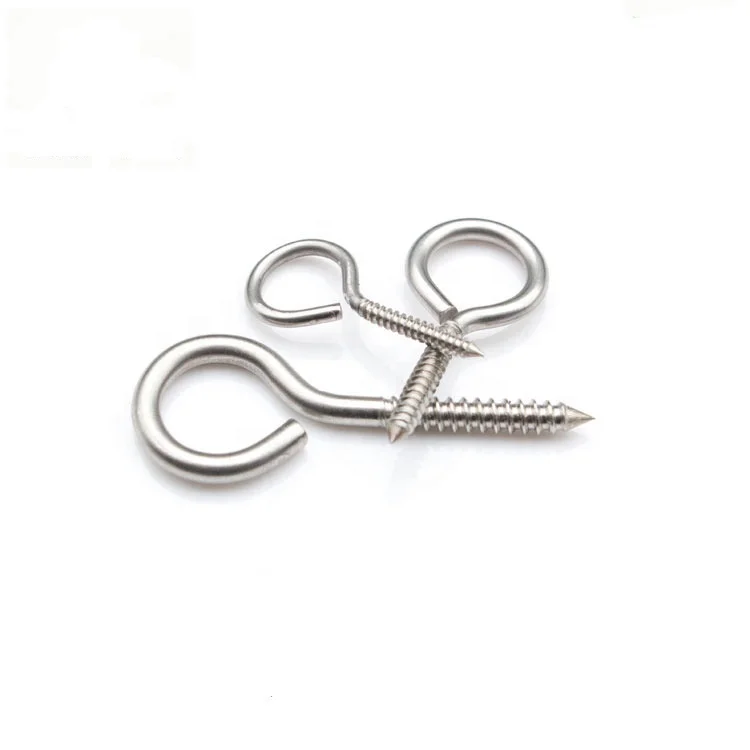 Stainless Steel M6 Long Eye Lag Screw