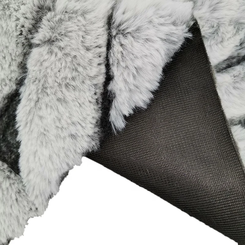 
fur cloth faux fur long hair plush fabric rabbit plush fabric 