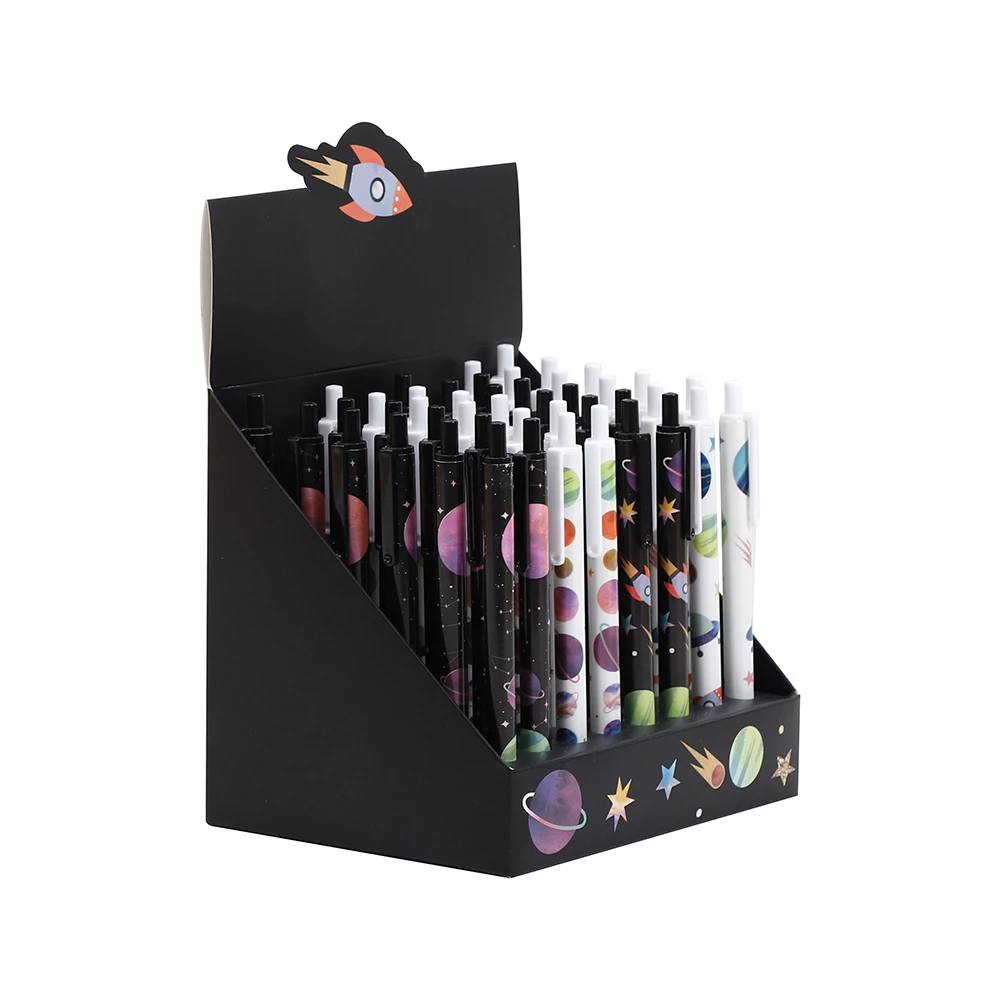 creative  design  kawaii gel pen planet star collection mix patterns gel pen for kids boys office neutral pen