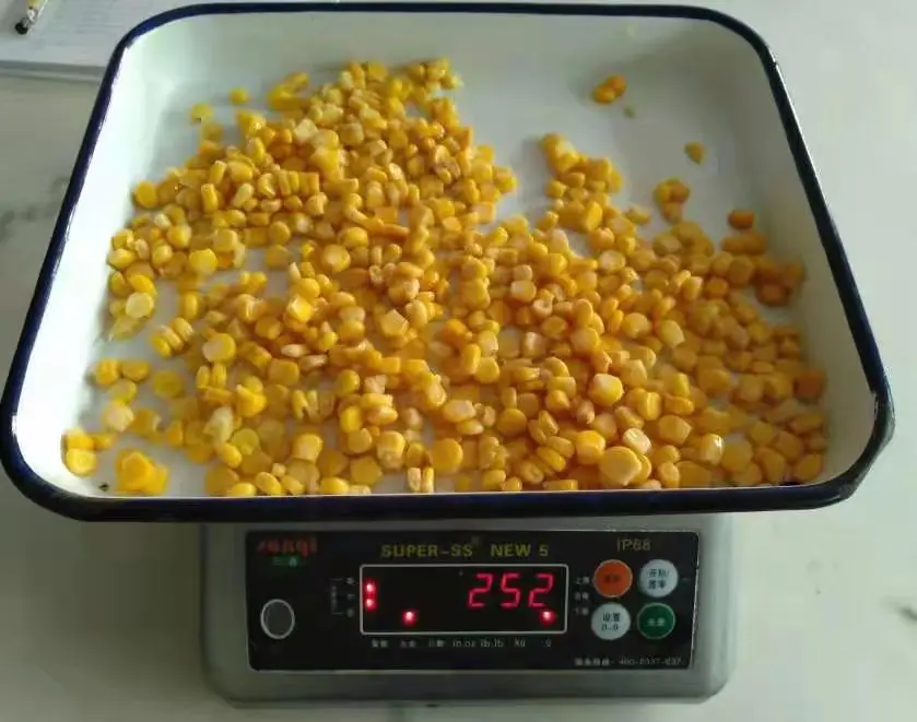HACCP Chinese Frozen Sweet Corn Kernels Frozen Wholesale Vegetables Canned Sweet Corn