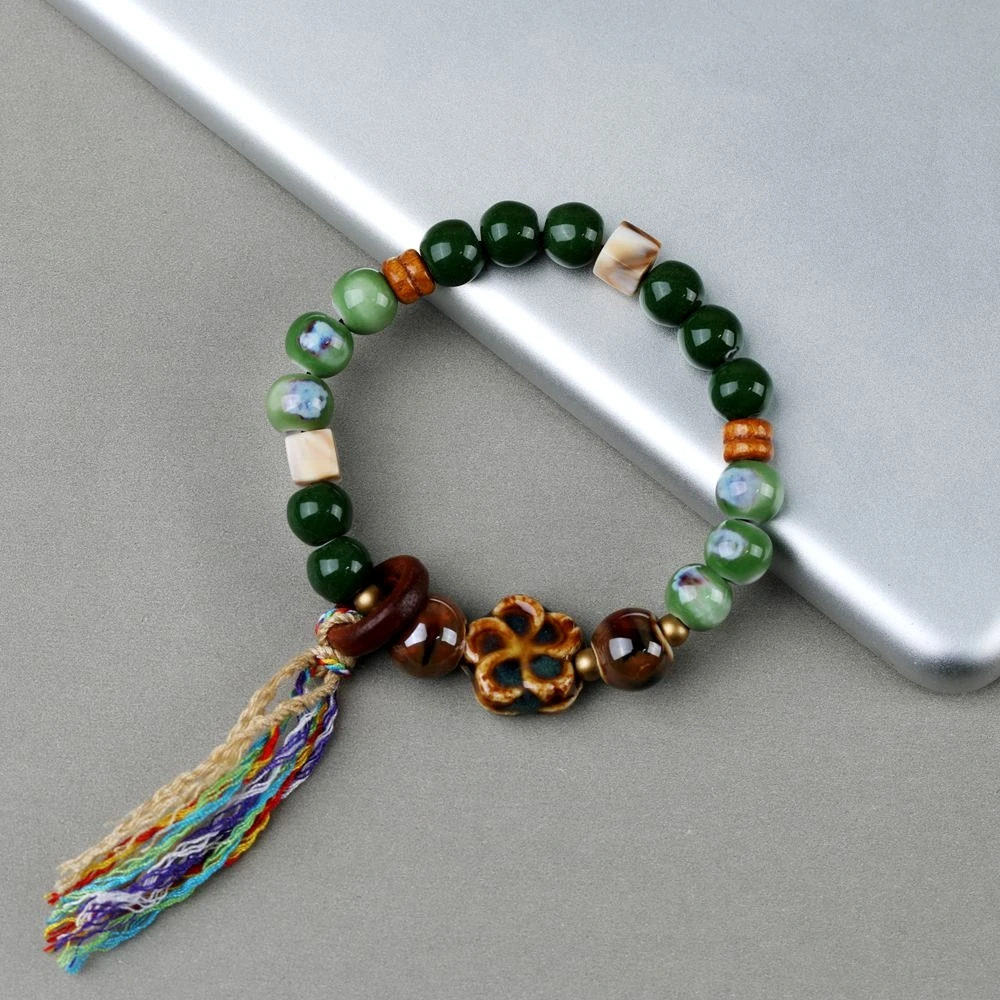 Starfish Rope Ceramic Hand String Literary and Retro Small Manufacturers Supply Jingdezhen Network Red Explosive Gift