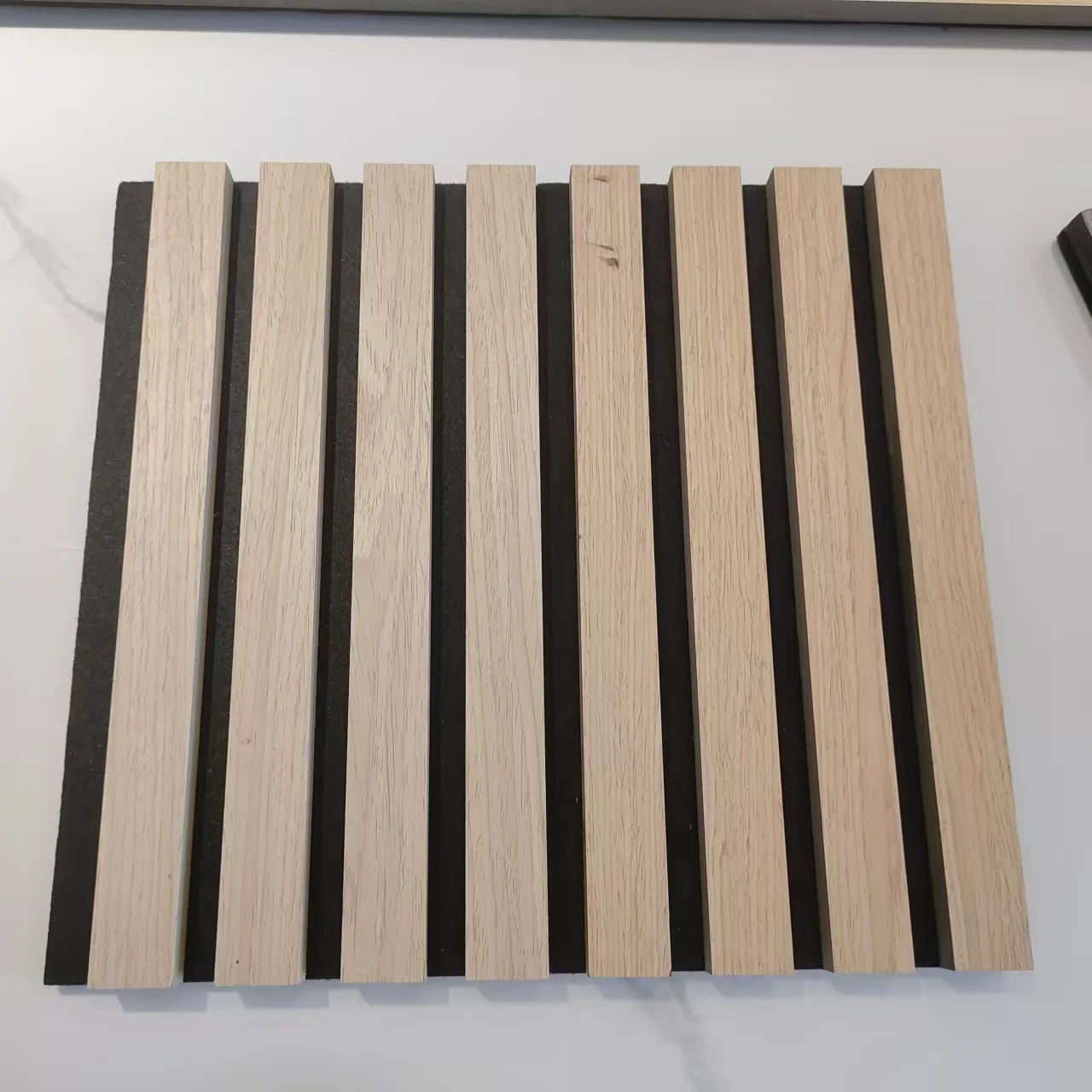 Modern Design Polyester Acoustic Wall Panels 3d Wall Panels Wooden Soundproof for Hotel Apartment Bedroom Use