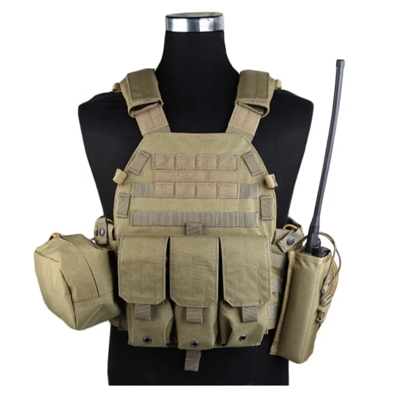 Vanda 600D Polyester Tactical Molle Vest Quick Release Tactical Vest