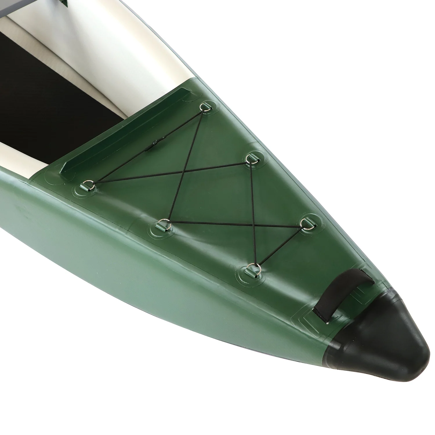 Wholesale Customized Inflatable Fishing Canoe Drop Stitch Rowing Boat Factory Price 4.88m 3 Seater Fishing Canoe Kayak