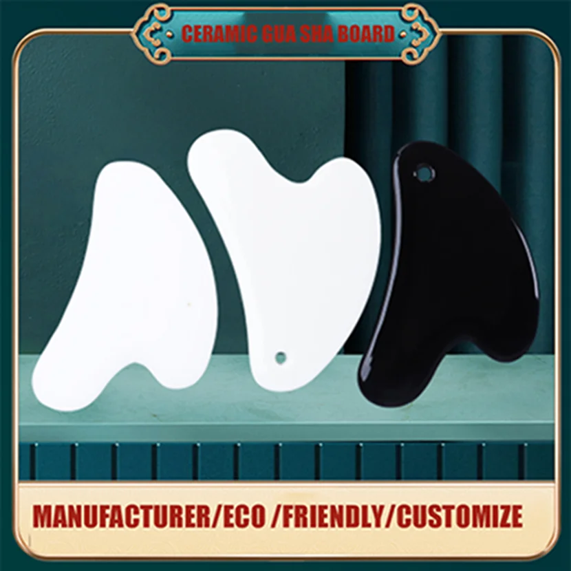 Microcrystalline Ceramic Scraper Facial Massage Tool Beauty Gua Sha Board