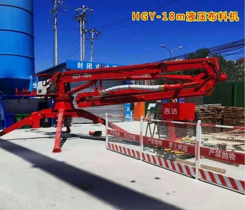 Best-Selling Customization Concrete Distributor Mobile  Concrete Placing Boom truck mounted concrete pump