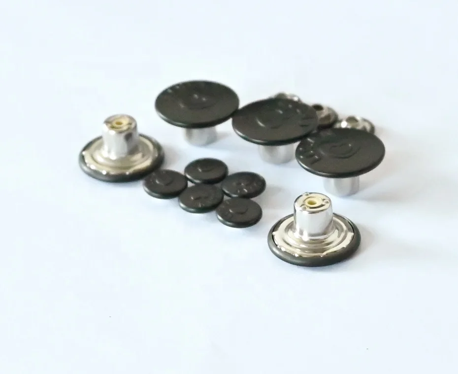 High quality rivets custom logo zamak tack denim buttons Jacket zinc alloy jeans button metal custom jean buttons for jeans