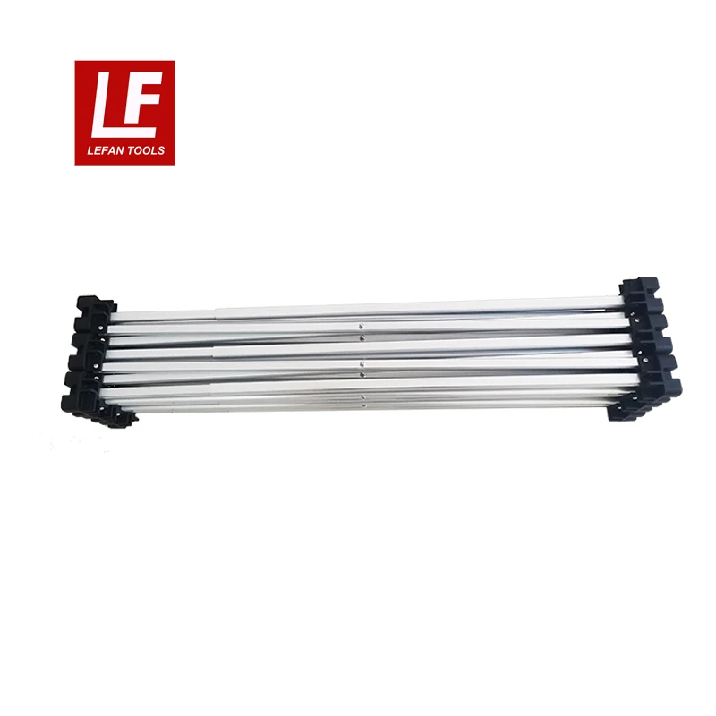 Folding Wood Working table with 9 stand legs outdoor using