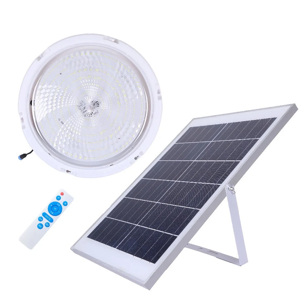 Home new rural indoor and outdoor waterproof 100W 200W 300W super bright home use solar ceiling light