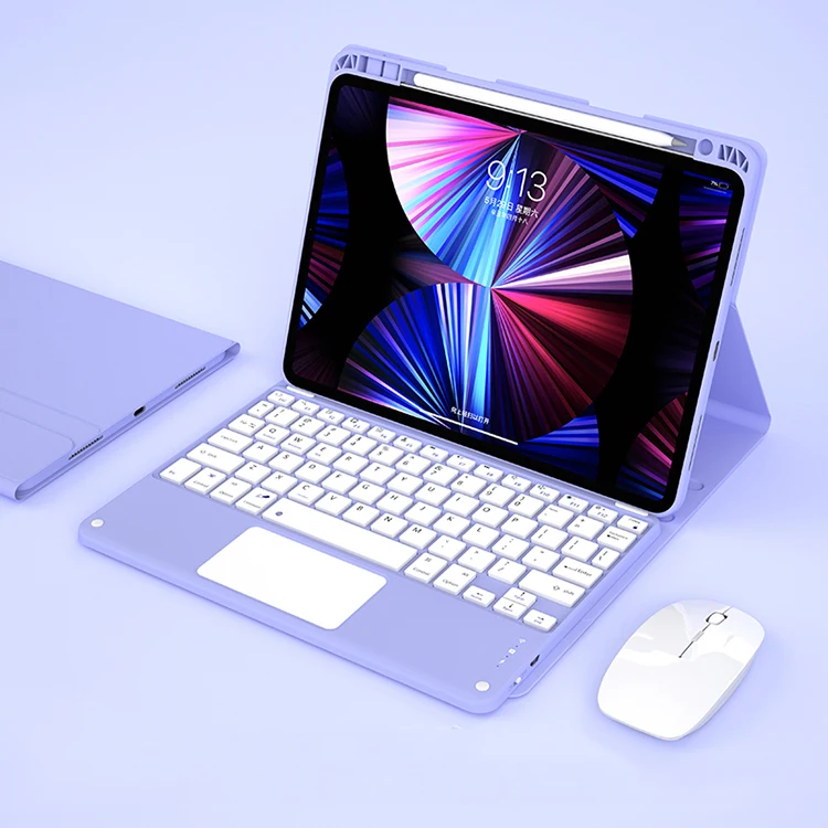 Wireless Keyboard Case With Touchpad For iPad 9 10.2 Inches 9th Generation Case With Keyboard Mouse