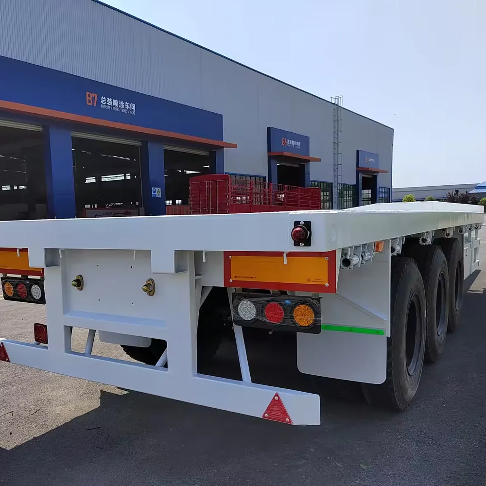 Высокое качество 3-осевые коммерческие Грузовые прицепы OYJD бортовой полуприцеп полузадний высококачественный грузовой задний прицеп