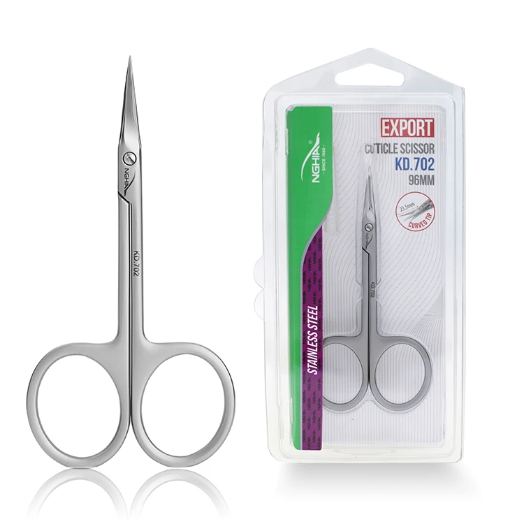Wholesale Low MOQ Stainless Steel Dead Skin Remover Cuticle Trimmer Manicure Scissors Hair Scissors