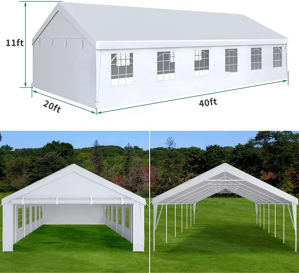 Outdoor Aluminum Structure Used White Trade Show Tent For Commercial Event Luxury White Marquee Wedding Tent
