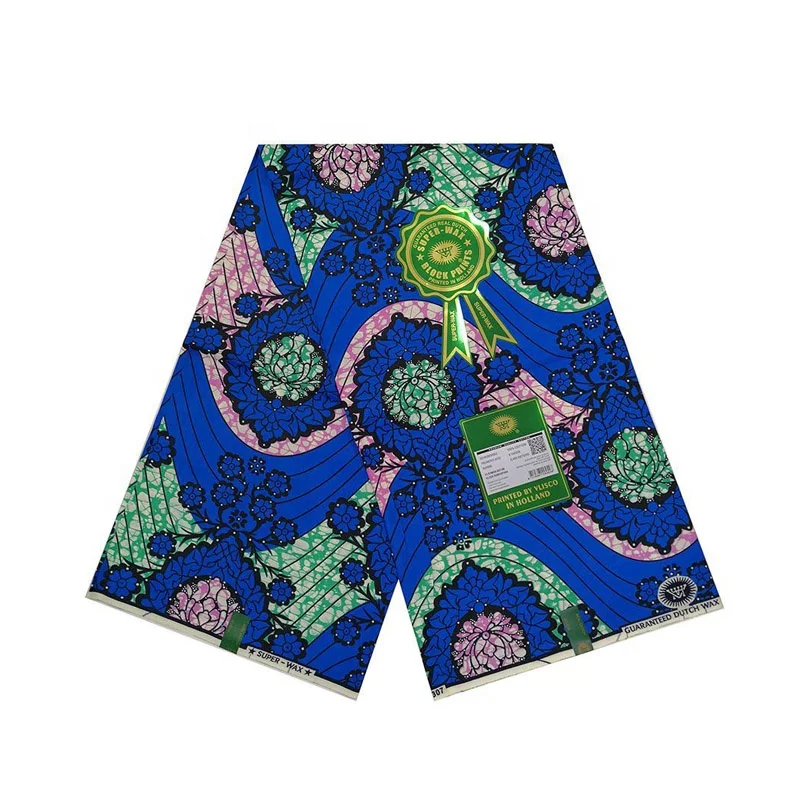 Восковая ткань Hollandis из натурального 100% хлопка