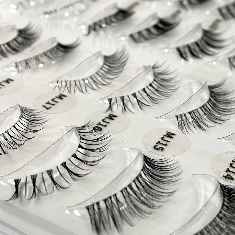 Wholesale faux mink lashes 20 pairs 1 set 20 pairs mink lashes full suppliers