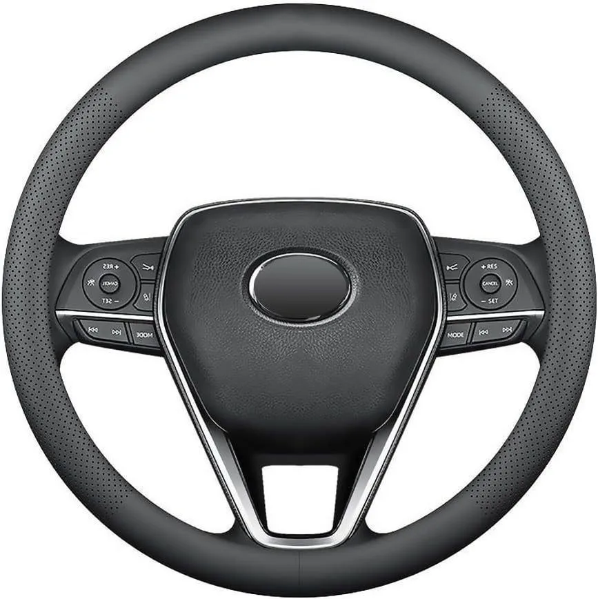non-slip carbon fiber leather Four Seasons universal car steering wheel cover for audi q5 peugeot 3008 passat b6