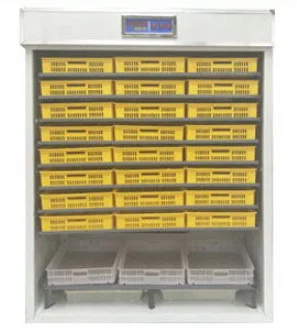 New design high quality cheap full automatic controlling chicken egg incubator with CE