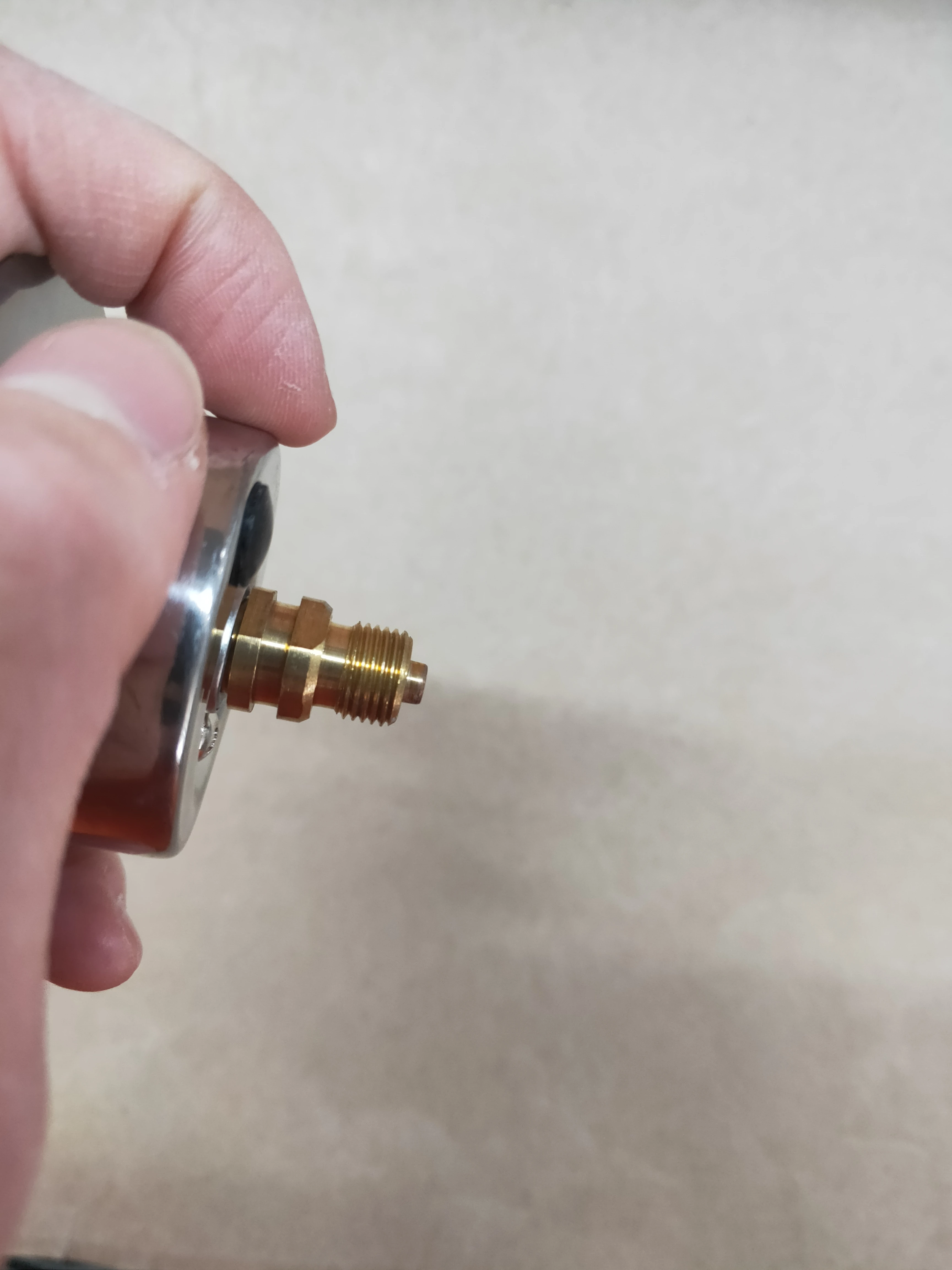 Latest Product 1.5INCH L-OBD 18BSP 0-11BAR160PSI 304 stainless steel case Liquid filled oil pressure gauge