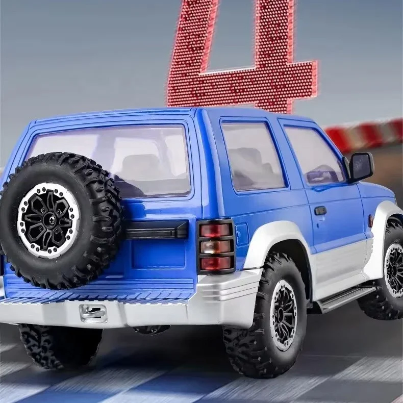 1:14 в масштабе LD1297 4WD пульт дистанционного управления для скалолазания автомобиль RC пикап Pajero с металлическим приводным валом CVD светодиодные фонари всех ландшафтов