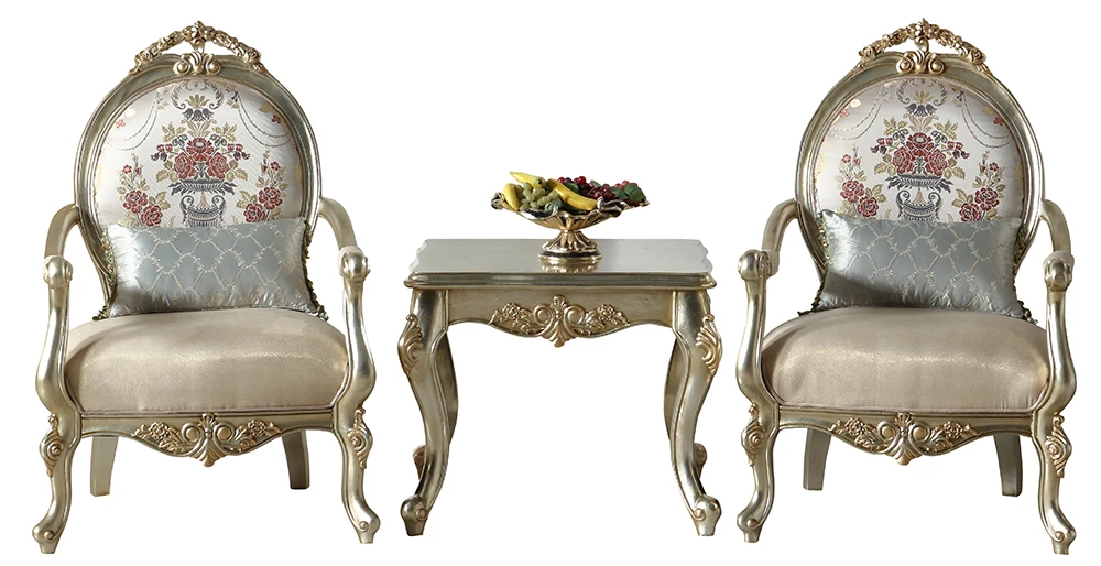 Antique Warm and romantic cheap antique embroidered living room red sofa sets