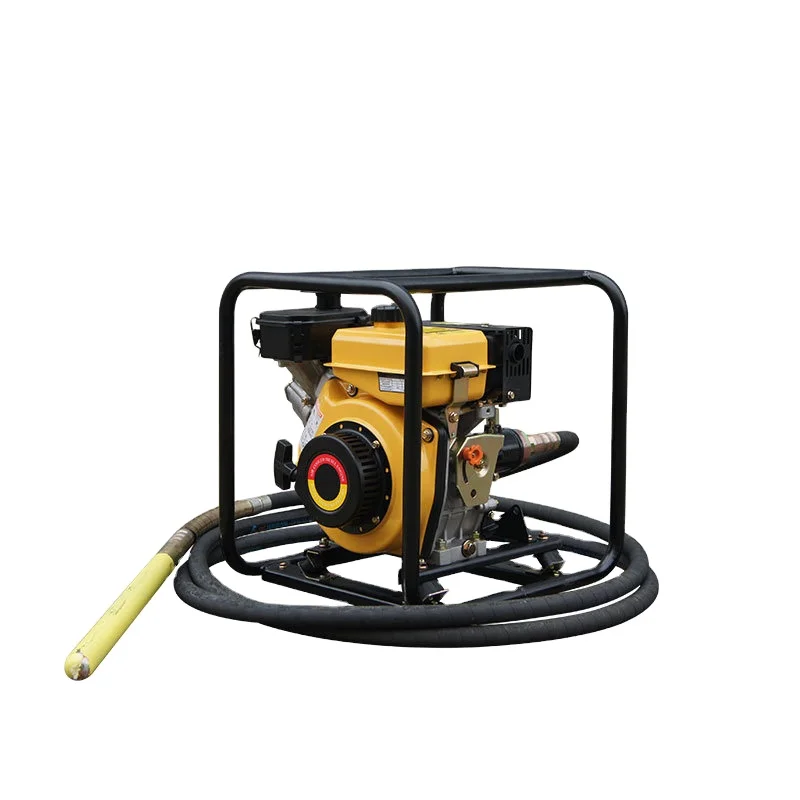 Portable 5.5hp Diesel Engine Driven Concrete Vibrators with 6m Length Poker