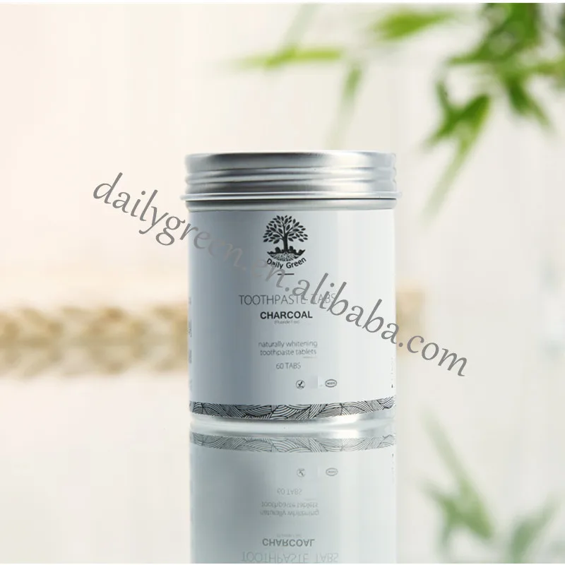 Peppermint Flavor 248 Pack Toothpaste Tablets Fluoride Free 4 Month Supply With Private Label