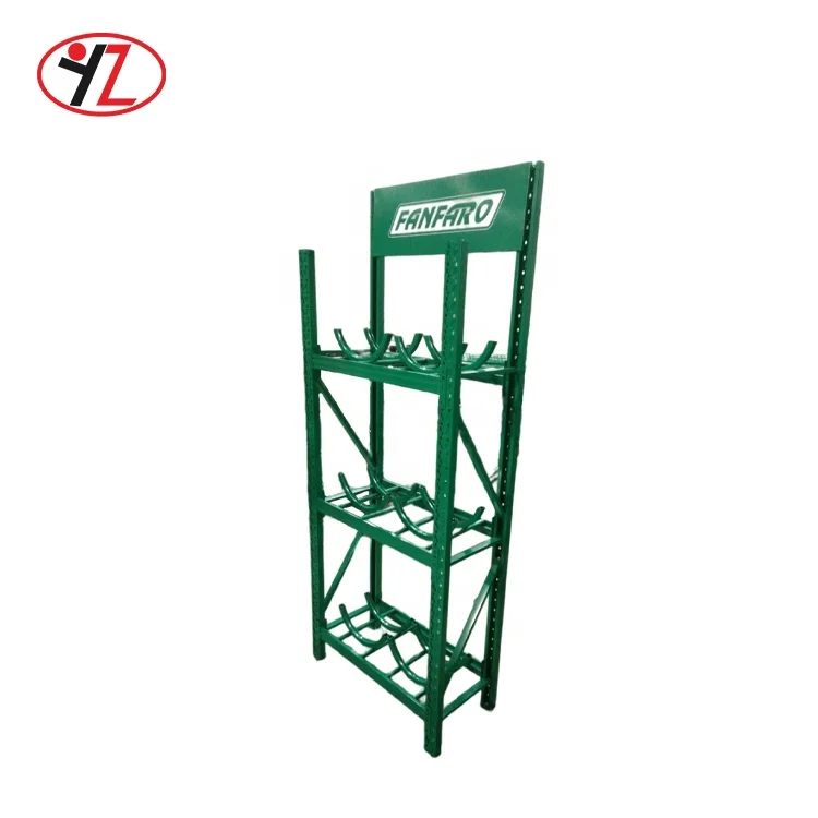 drum Oil display rack/ Metal drum Lubricant oil Shelf for 20L
