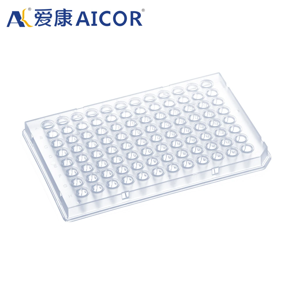 Medical Transparent/White Plastic Centrifuge Tube Conical 0.1Ml 0.2Ml 96 Holes Pcr Tube Plate Microplate Without Skirt