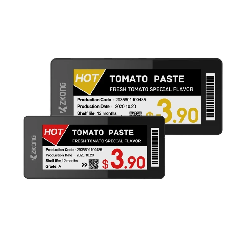 Manufacturer Origin Supplier 2.1 inch E ink ESL Wifi Small Size Price Weight Tag Label Digital Price Tags For Supermarket