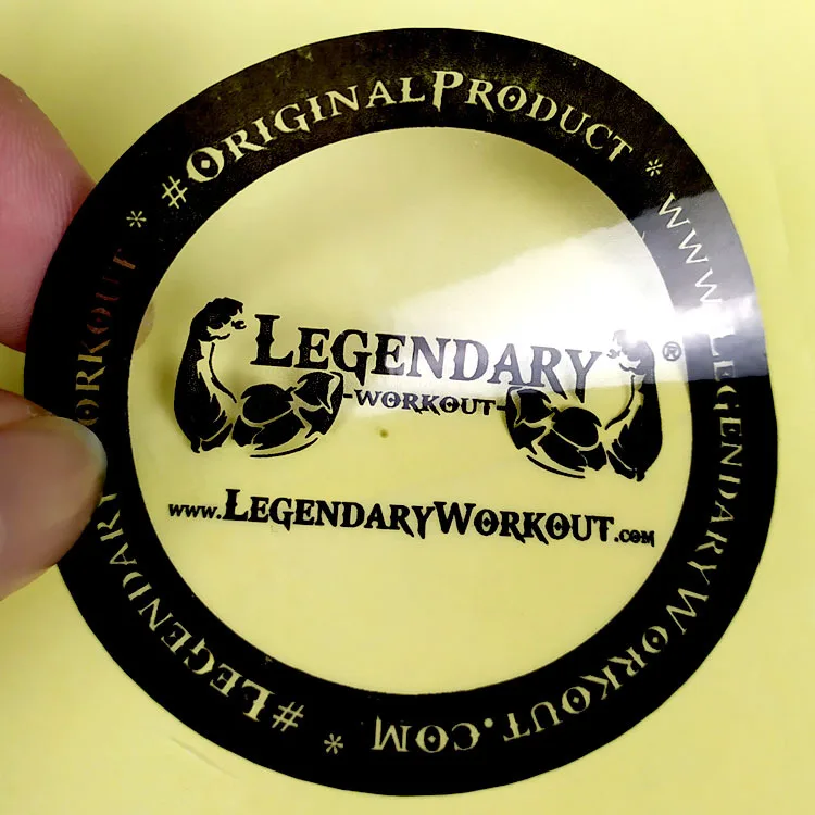 
custom vinyl hologram adhesive stickers blank clear paper sheet logo pvc transparent seal sticker for packaging boxes 