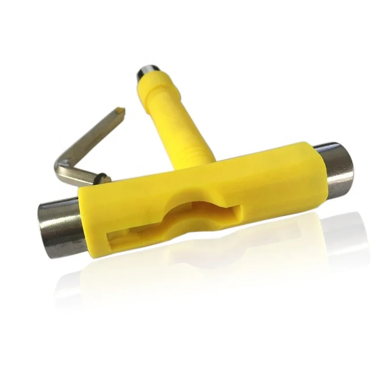 skateboard longboard multifunction T tools Customized Logo Printed Multi Color T-tool