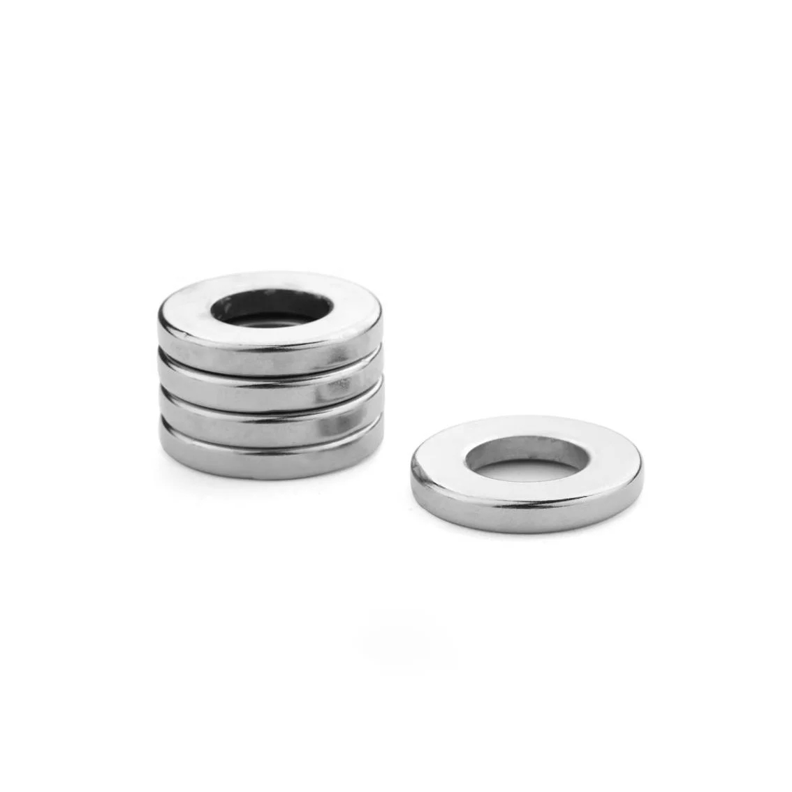 Custom Large Neodymium Magnet Cylinder Round Ring Ndfeb Magnets N52 N52H N52SH Magnet for Electric Machine