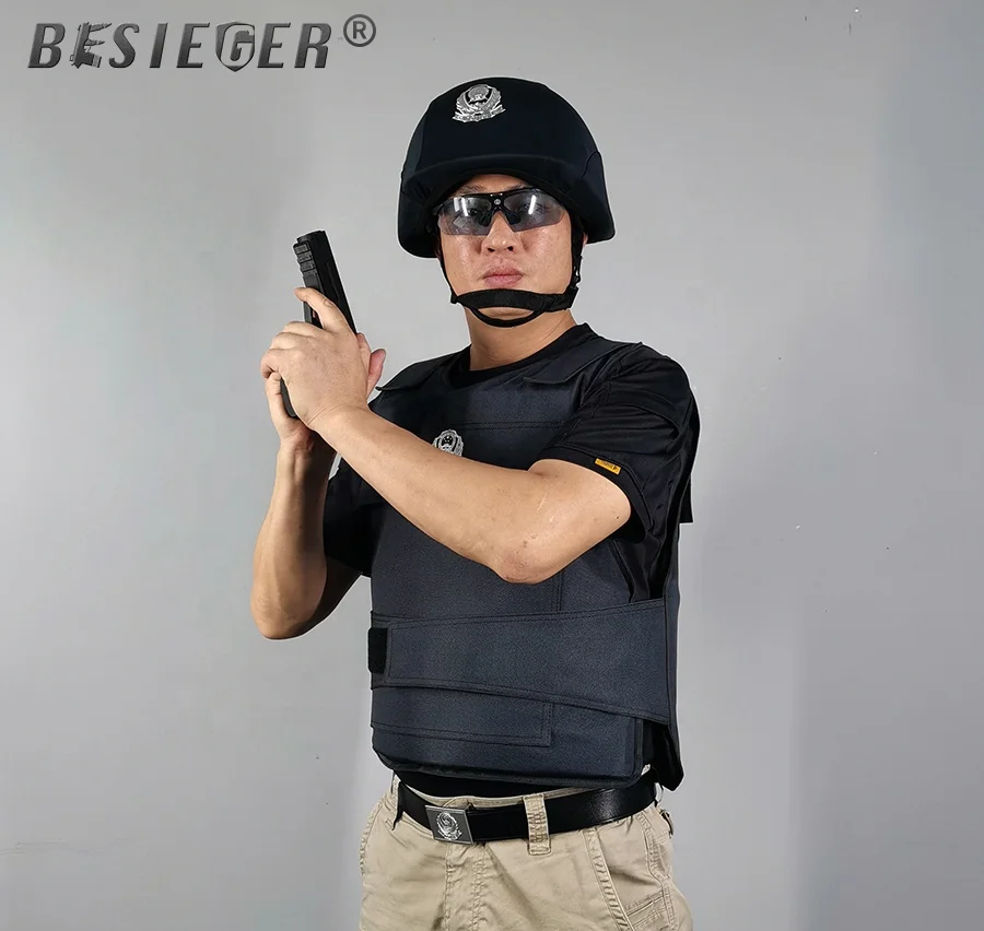 OEM полицейский мужской и женский пуленепробиваемый жилет уровень IIIA мягкий пуленепробиваемый жилет защитный жилет